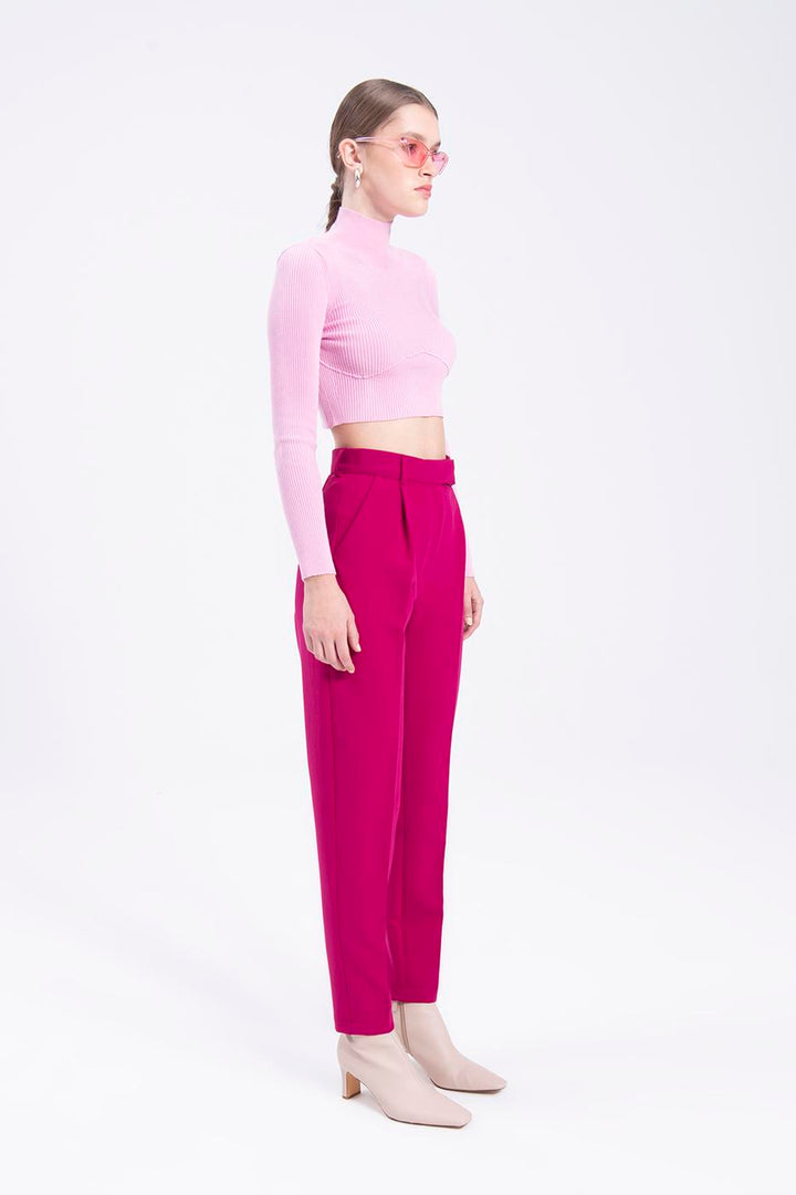 BSL Women High rise carrot pants - Lauderdale Lakes