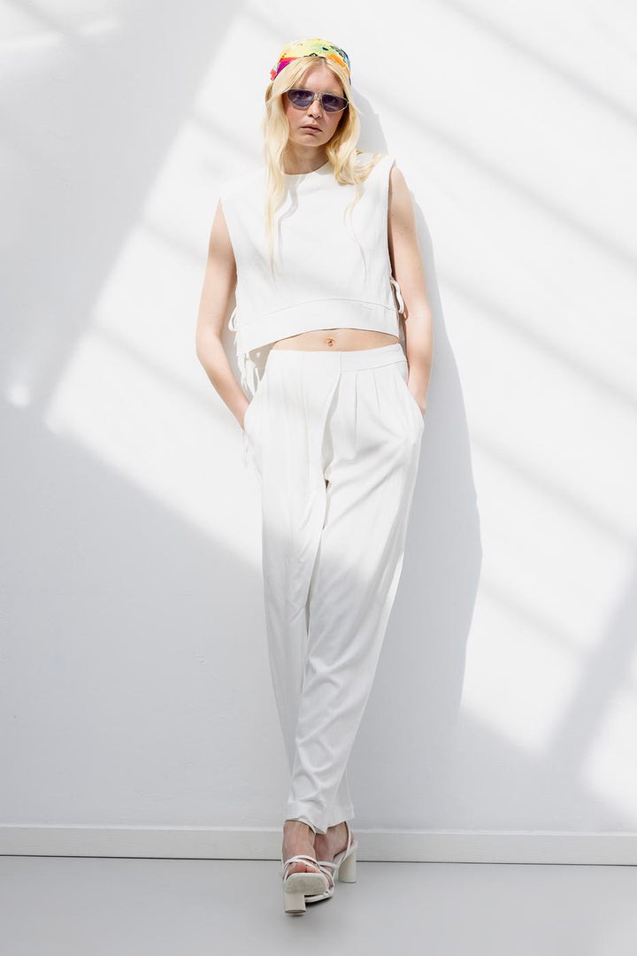 BSL Women High Waist Carrot Pants - Paraíso