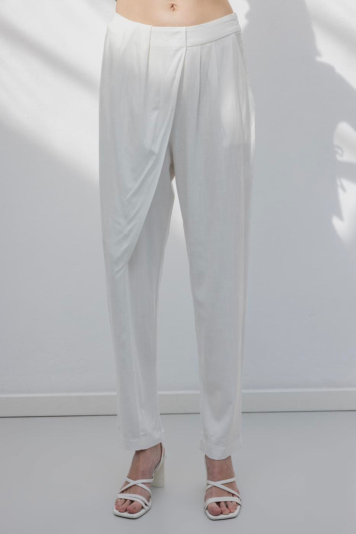 BSL Women High Waist Carrot Pants - Paraíso