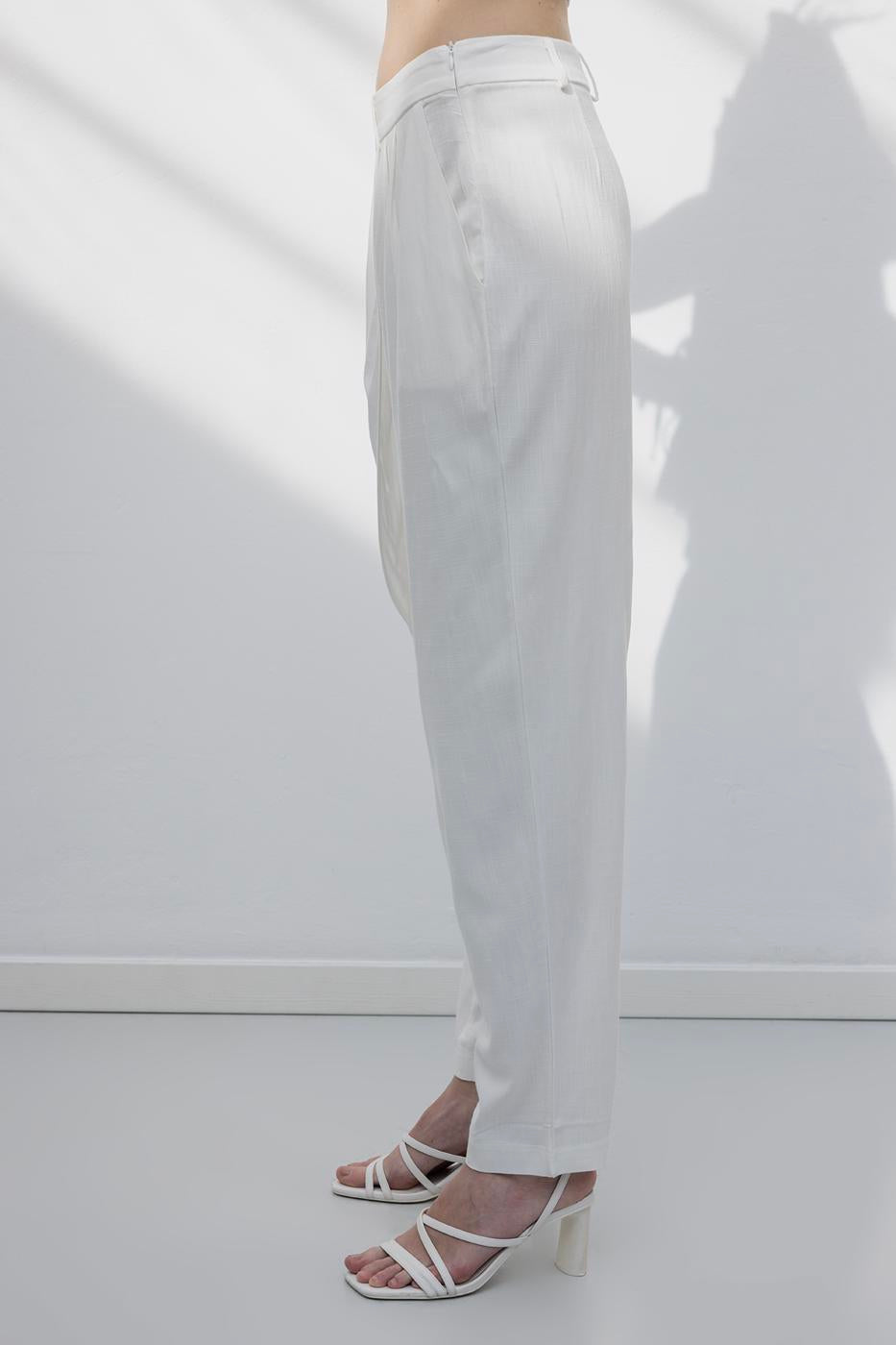 BSL Women High Waist Carrot Pants - Paraíso