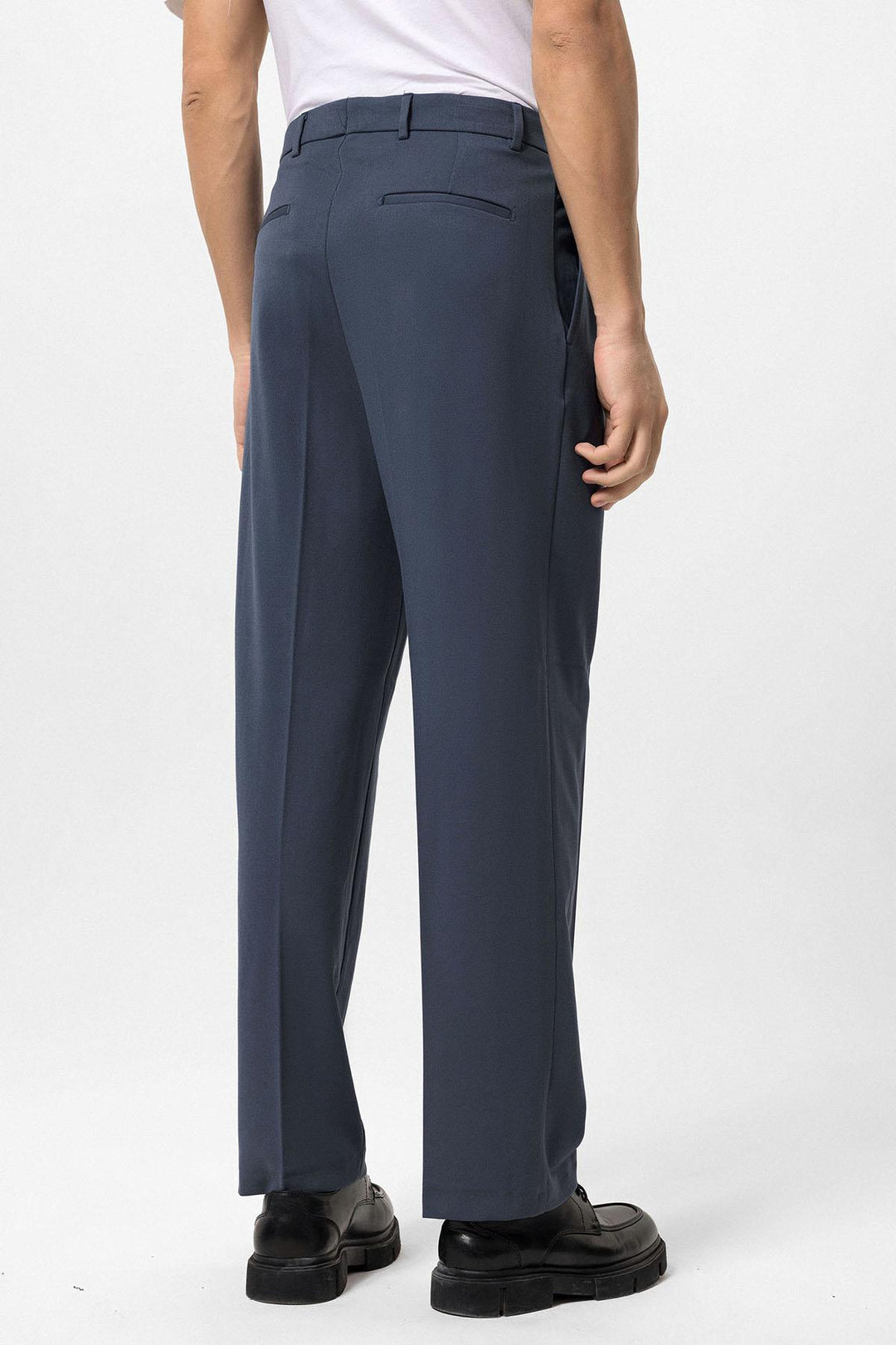 ANT High Waist Pleated Comfortable Fit Men's Trousers - Saint-Nazaire