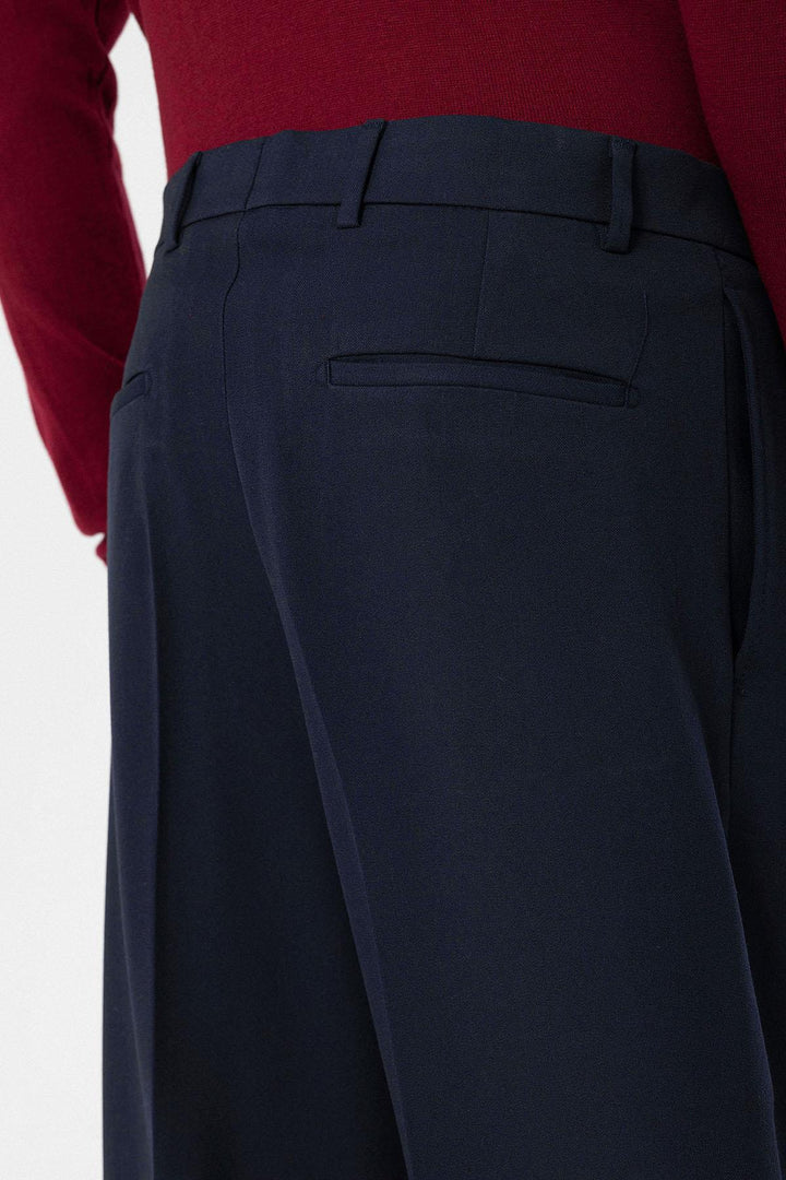 ANT High Waist Pleated Comfortable Fit Men's Trousers - Saint-Nazaire