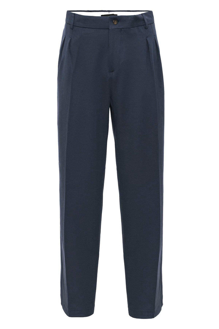 ANT High Waist Pleated Comfortable Fit Men's Trousers - Saint-Nazaire