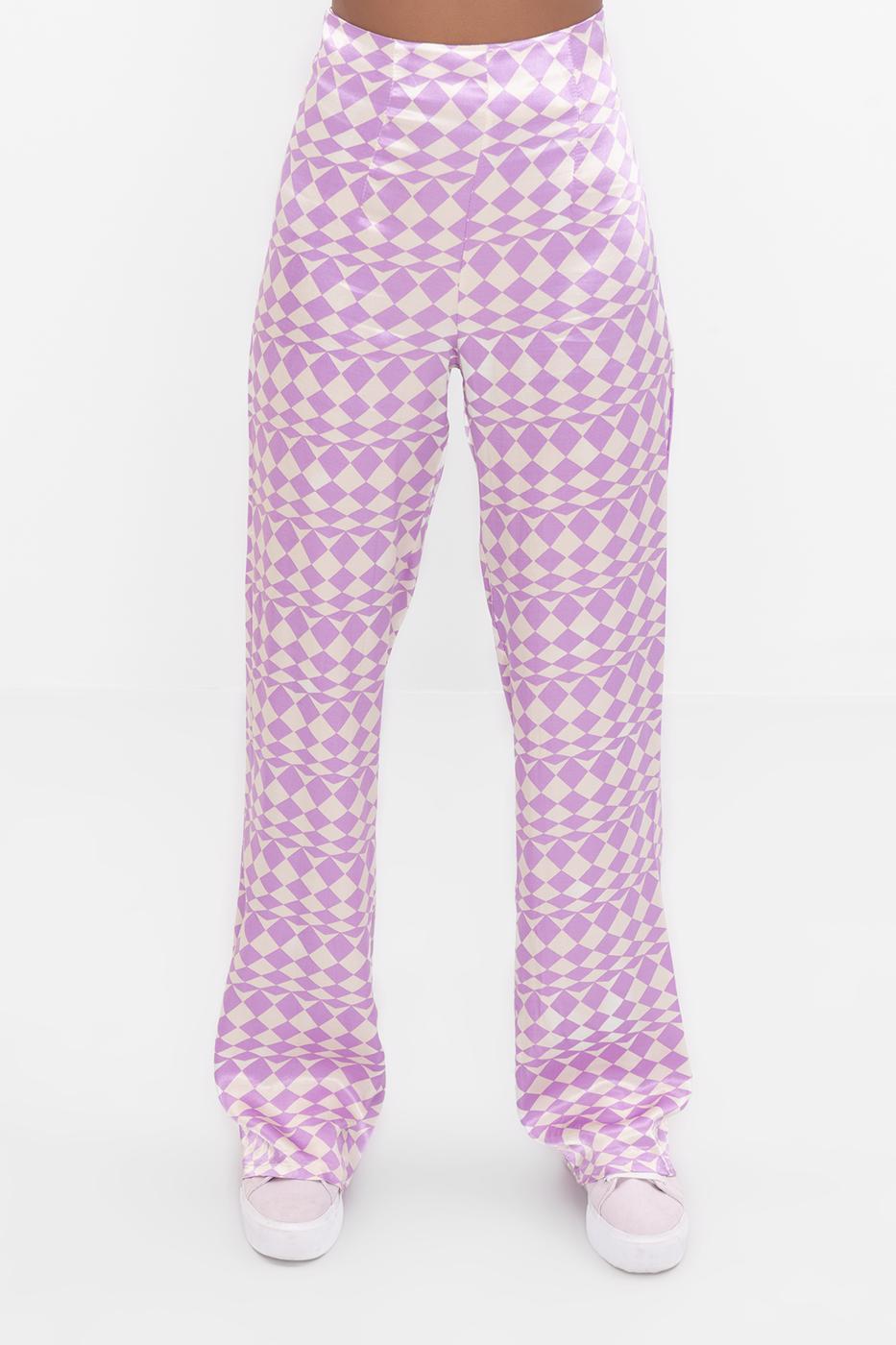 BSL Women High rise satin pants - Woburn