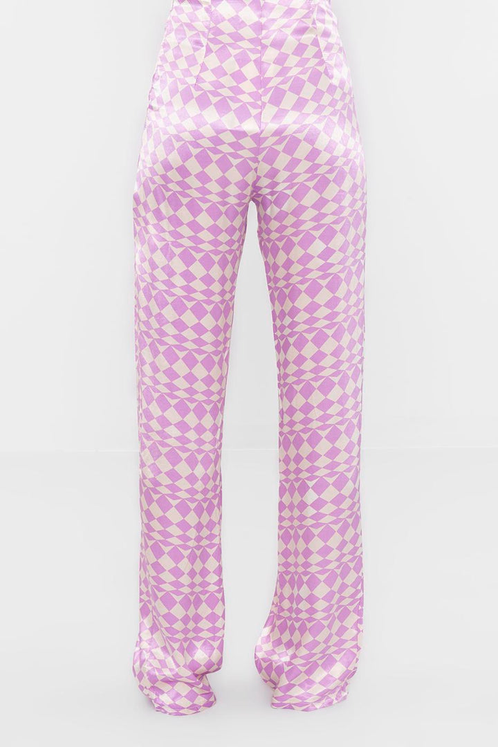 BSL Women High rise satin pants - Woburn
