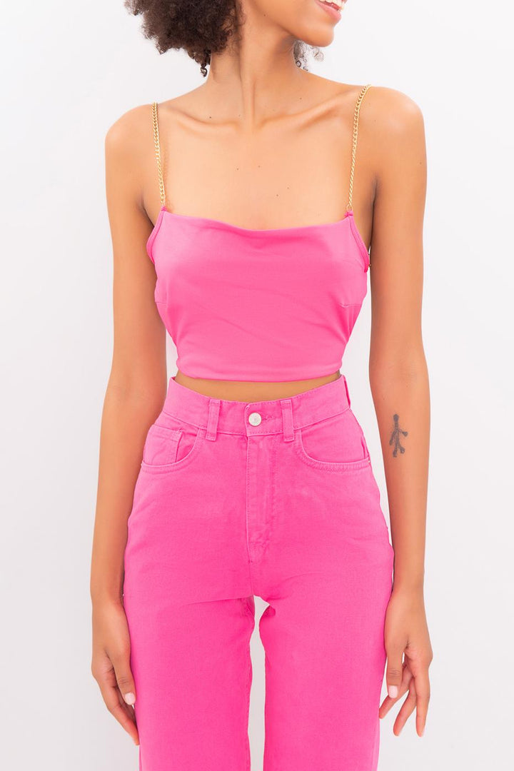 BSL Women Chain detailed Crop Top - Hinckley