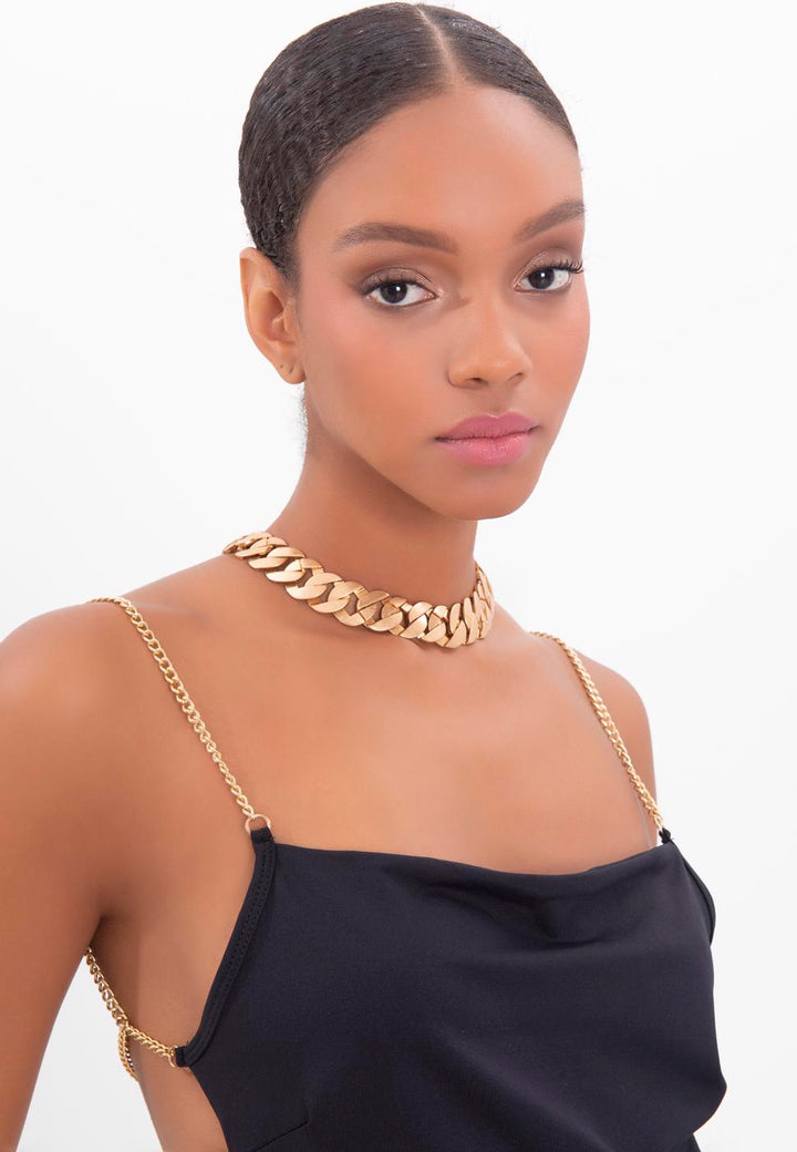 BSL Women Chain detailed Crop Top - Sindelfingen