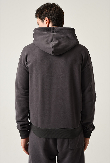ANT Elastic Detailed Men's Sweatshirt Smoked - Yatesville