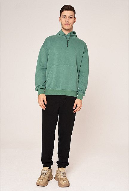 ANT Elastic Detailed Men's Sweatshirt Green - Fairfield