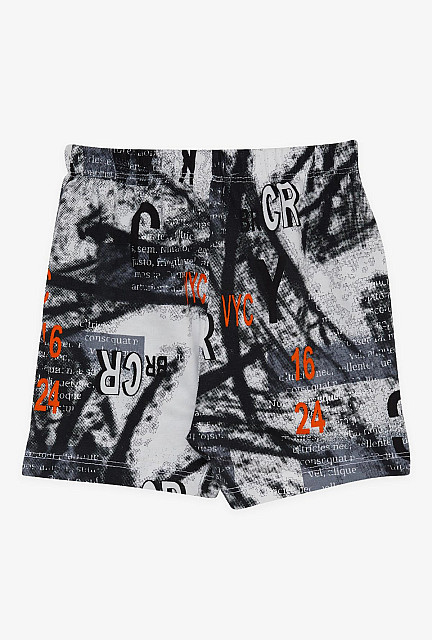 BRE Baby Boy Shorts Lace Accessory Text Printed Mix Color - Broomtown