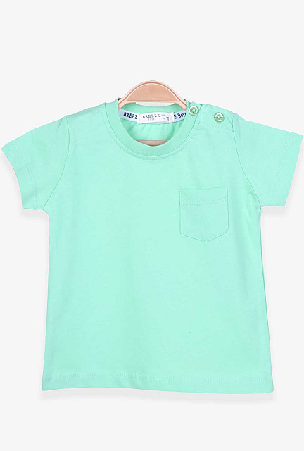 BRE Baby Boy T-Shirt Mint Green With Pocket - Orland