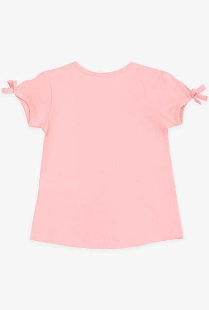 BRE Girl's T-Shirt Dancer Girl Printed Sequin Pink - Walpole