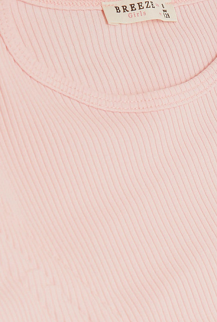 BRE Girl's Long Sleeve T-Shirt Gathered Pink - Bremen