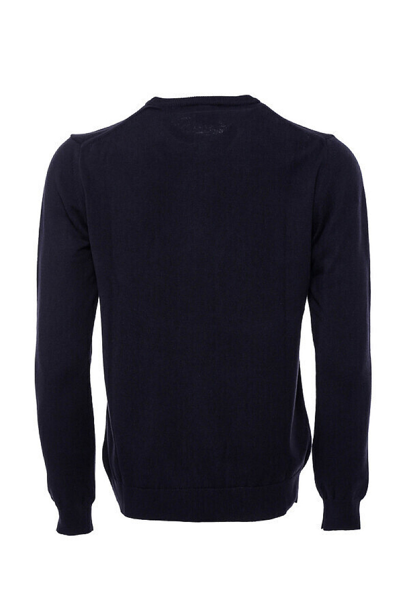 WSS Navy Blue Crew Neck Sweater - Wholesale Clothing Vendors